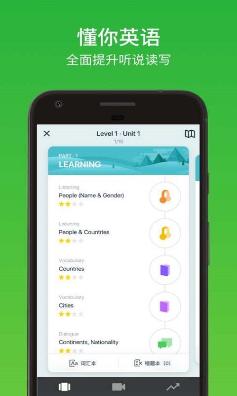 墨水英语安卓版  v1.0图1