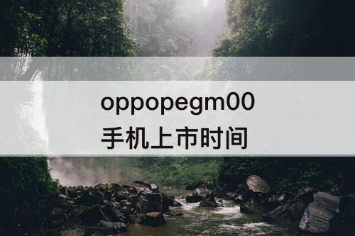 oppopegm00手机上市时间