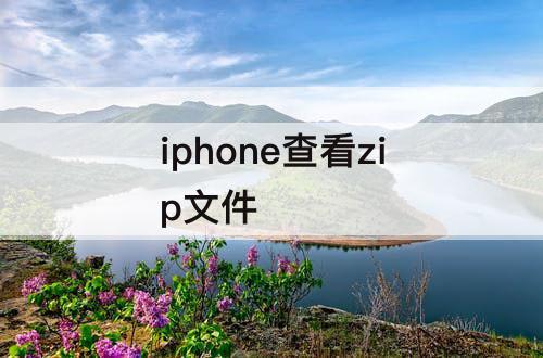 iphone查看zip文件