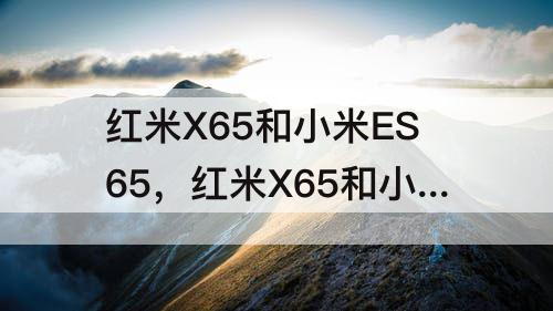 红米X65和小米ES65，红米X65和小米ES65评测