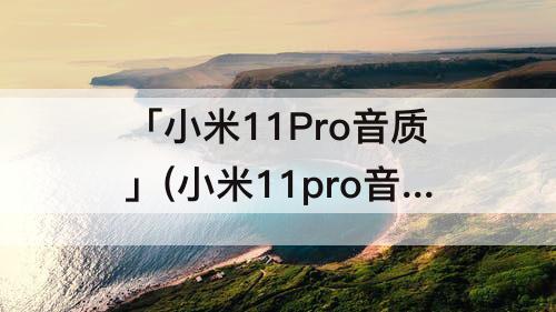 「小米11Pro音质」(小米11pro音质音效场景选择哪个)